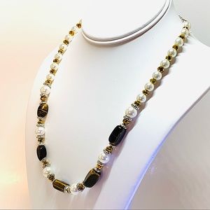 Vintage Handmade Tiger Eye Nacklace